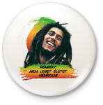 printfashion Bob Marley idézet - Kitűző, hűtőmágnes - Fehér (7661622)
