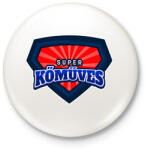 printfashion SUPERKŐMŰVES - Kitűző, hűtőmágnes - Fehér (11483599)