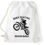 printfashion MOTOCROSS - Sportzsák, Tornazsák - Fehér (4989034)