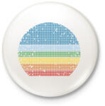 printfashion Retro naplemente - Kitűző, hűtőmágnes - Fehér (8048574)