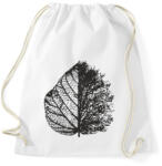 printfashion Falevél - Sportzsák, Tornazsák - Fehér (14015315)
