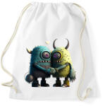 printfashion Vicces Szörnyecskés - cuki, csúnya, szerelmes minta - Sportzsák, Tornazsák - Fehér (11866684)