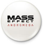 printfashion Mass Effect Andromeda - Kitűző, hűtőmágnes - Fehér (3076307)