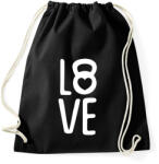 printfashion Love kettlebell - Sportzsák, Tornazsák - Fekete (11720482)