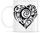printfashion Maori szív1 - Bögre - Fehér (4984805)