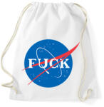 printfashion Fuck Nasa - Sportzsák, Tornazsák - Fehér (1699662)