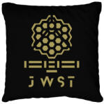printfashion James Webb űrtávcső JWST - Párnahuzat, Díszpárnahuzat - Fekete (7581068)