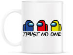 printfashion Among us trust no one - ne bízz senkiben - Bögre - Fehér (4121609)