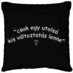 printfashion Grafikus ügyfél - Párnahuzat, Díszpárnahuzat - Fekete (12692398)