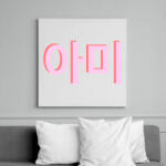 printfashion BTS Army - Vászonkép - Fehér (6633519)