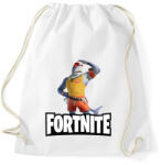 printfashion Fortnite Safety First Steve - Sportzsák, Tornazsák - Fehér (16344204)