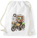 printfashion Motoros Rágcsávó - Sportzsák, Tornazsák - Fehér (2247328)