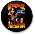 printfashion Michael Jackson - Kitűző, hűtőmágnes - Fekete (14163660)