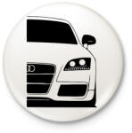 printfashion Audi a5 - Kitűző, hűtőmágnes - Fehér (14786784)