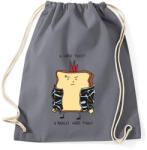 printfashion Egy kemény szendvics - Sportzsák, Tornazsák - Grafitszürke (1144458)