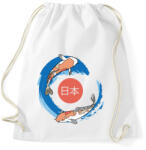 printfashion Koi ponty - Japán - Sportzsák, Tornazsák - Fehér (7632899)