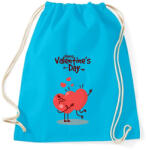printfashion Szív küldi szívnek - Sportzsák, Tornazsák - Surf blue (2213143)
