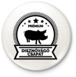 printfashion Prémium disznóvágók - Kitűző, hűtőmágnes - Fehér (3083430)