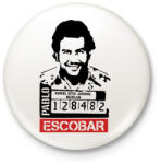 printfashion Escobar - Kitűző, hűtőmágnes - Fehér (12586637)