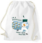 printfashion Méhész - Sportzsák, Tornazsák - Fehér (6353898)