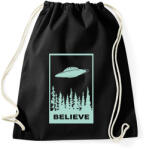 printfashion Believe - Sportzsák, Tornazsák - Fekete (8749430)
