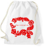 printfashion Szelíd szitkok - rosseb egye meg - Sportzsák, Tornazsák - Fehér (15202233)