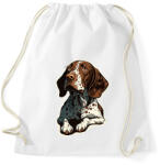 printfashion Angol vizsla pointer - Sportzsák, Tornazsák - Fehér (12761524)