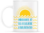 printfashion Mindenhol jó, de a legjobb a Balatonon! - Bögre - Fehér (7347605)