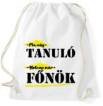 printfashion Holnap már főnök - Sportzsák, Tornazsák - Fehér (8692798)