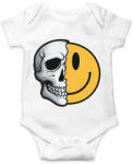 printfashion Koponya smiley - Baba Body - Fehér (15976345)