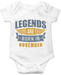 printfashion A legendák novemberben születtek - Baba Body - Fehér (1331756)