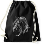 printfashion horse spirit - Sportzsák, Tornazsák - Fekete (307352)