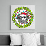 printfashion Karácsony Pedro xmas - Vászonkép - Fehér (16846935)