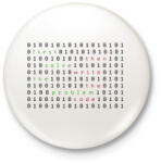 printfashion First solve the problem - Kitűző, hűtőmágnes - Fehér (7243830)