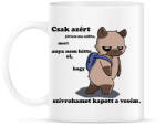 printfashion Kenny, a capybara és a suli (fekete szöveg) - Bögre - Fehér (14656346)