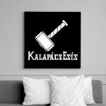 printfashion Kalapácsesés - Hammerfall - Vászonkép - Fekete (6651699)