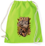 printfashion Deszka vagy halál - Sportzsák, Tornazsák - Limezöld (66316)