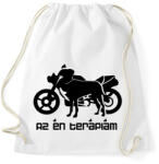 printfashion kutyamotor2 - Sportzsák, Tornazsák - Fehér (2910568)