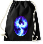 printfashion Kék Főnix - Sportzsák, Tornazsák - Fekete (14265502)