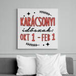 printfashion Karácsonyi időszak - Vászonkép - Fehér (11469508)