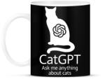 printfashion CatGPT - Bögre - Fekete (14584921)