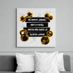 printfashion Egész jó alakod lenne - Vászonkép - Fehér (6633773)