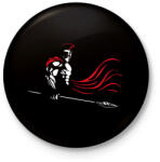 printfashion spartan - Kitűző, hűtőmágnes - Fekete (3098348)