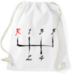 printfashion sebessegvaltó-3-2-szín - Sportzsák, Tornazsák - Fehér (880910)