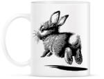 printfashion Ugró nyúl / cuki nyuszi rajz - Bögre - Fehér (16695448)