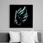 printfashion Super Saiyan Vegeta - Vászonkép - Fekete (6643466)