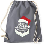 printfashion Mikulás - Sportzsák, Tornazsák - Grafitszürke (408579)