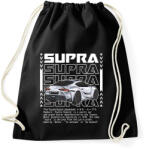 printfashion Toyota Supra - Sportzsák, Tornazsák - Fekete (16679323)