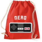 printfashion Retro gamer - Sportzsák, Tornazsák - Piros (310741)