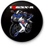 printfashion gsxr - Kitűző, hűtőmágnes - Fekete (3104111)